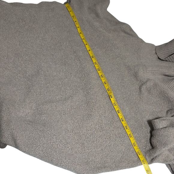 Rachel Zoe Womens Sz XL Gray Soft Cozy Neutral Ski Lodge Cowl Neck Sweater - Picture 5 of 9